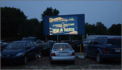 The Diamond State drive-in near Felton, Del., is the one remaining outdoor theater in the state. Its operators don't know how much longer it will last. The property may be developed for other uses.